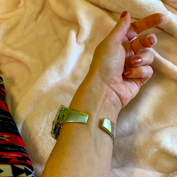 STUNNING!!! London Blue Topaz, Sterling Silver Bracelet - Picture 10 of 10